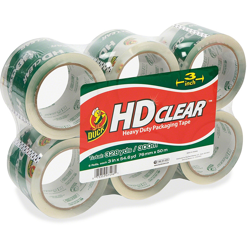Shurtech HD Clear Packaging Tape (DUC307352)