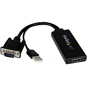 StarTech Vga To Hdmi Adapter With Usb Audio & Pow (VGA2HDU)