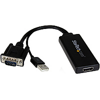 StarTech Vga To Hdmi Adapter With Usb Audio & Pow (VGA2HDU)