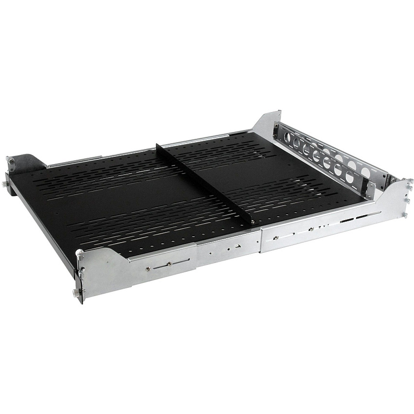StarTech 2u Adjustable Vented Sliding Rack Shelf (UNISLDSHF192)