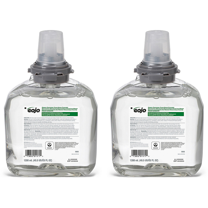 GOJO TFX Dispenser Green Certified Foam Hand Cleaner (GOJ566502CT)