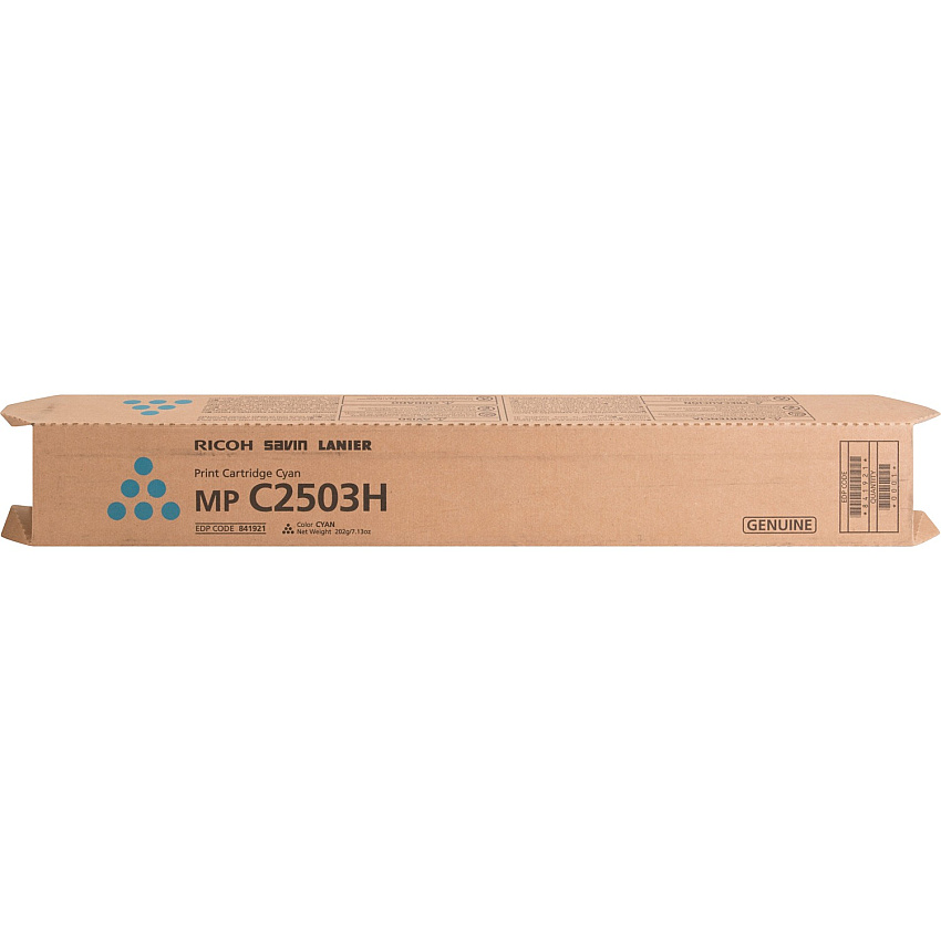 Ricoh Original Laser Toner Cartridge - Cyan - 1 Each (841921)