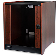 StarTech 12u Office Server Cabinet W/ Wood Finish (RKWOODCAB12)