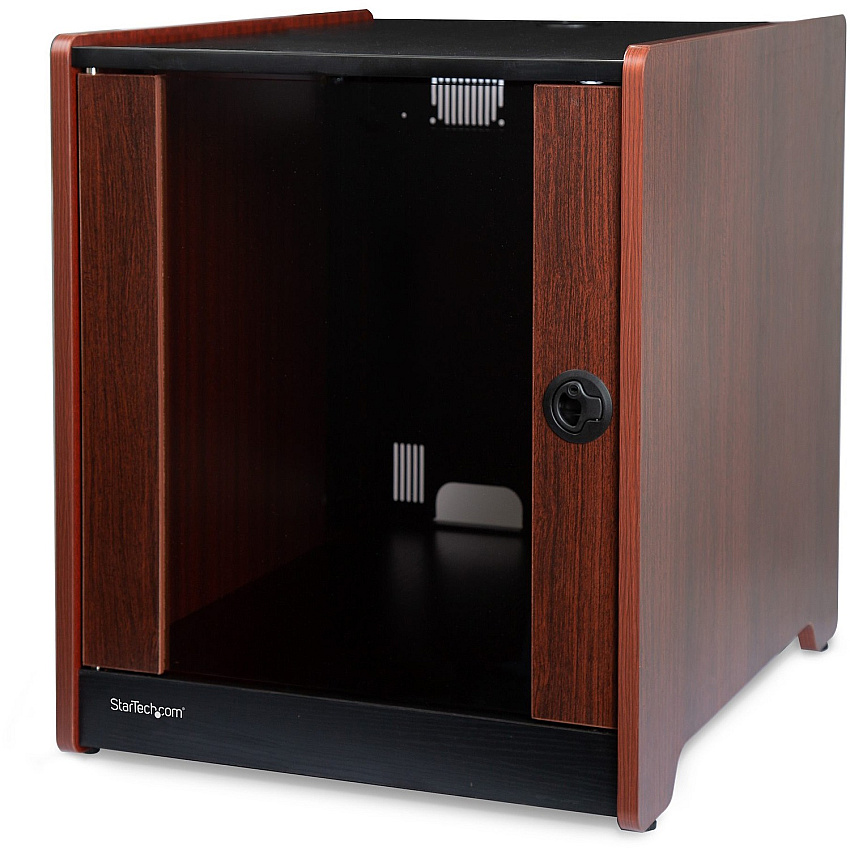 StarTech 12u Office Server Cabinet W/ Wood Finish (RKWOODCAB12)