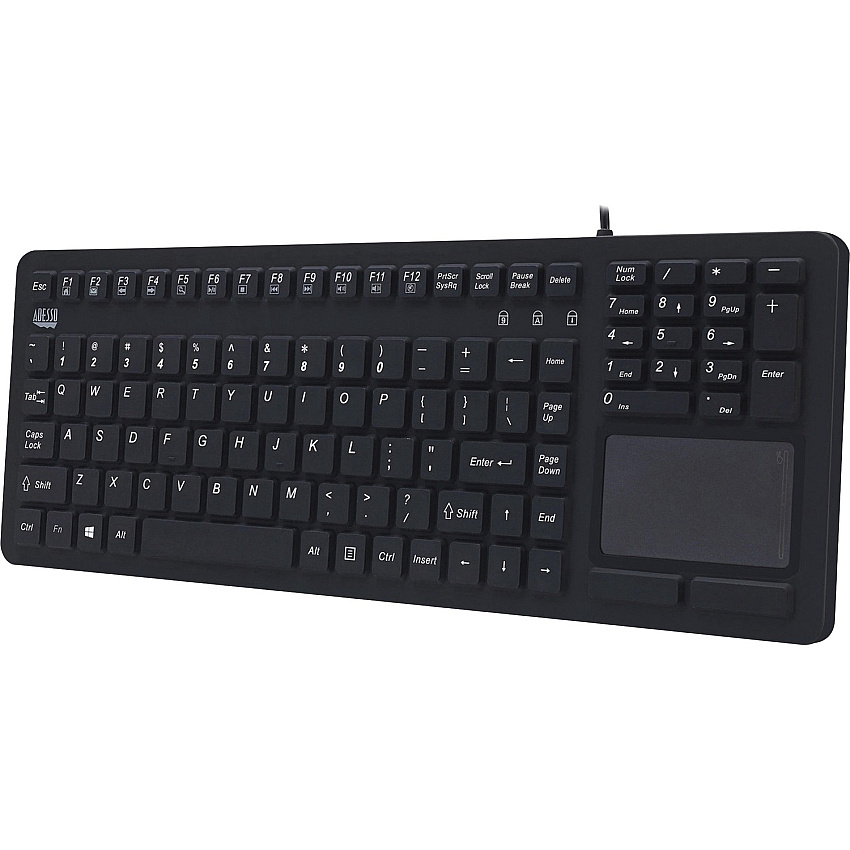 Adesso Waterproof Usb Touchpad Keyboard (AKB270UB)