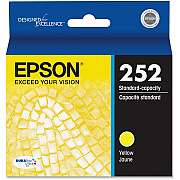 Epson DURABrite Ultra T252420 Original Standard Yield Inkjet Ink Cartridge - Yellow - 1 Each (EPST252420S)