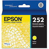 Epson DURABrite Ultra T252420 Original Standard Yield Inkjet Ink Cartridge - Yellow - 1 Each (EPST252420S)