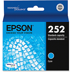 Epson DURABrite Ultra T252220 Original Standard Yield Inkjet Ink Cartridge - Cyan - 1 Each (EPST252220S)