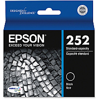 Epson DURABrite Ultra T252120 Original Standard Yield Inkjet Ink Cartridge - Black - 1 Each (EPST252120S)