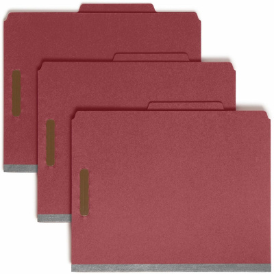 Smead 2/5 Tab Cut Letter Recycled Classification Folder (14061)