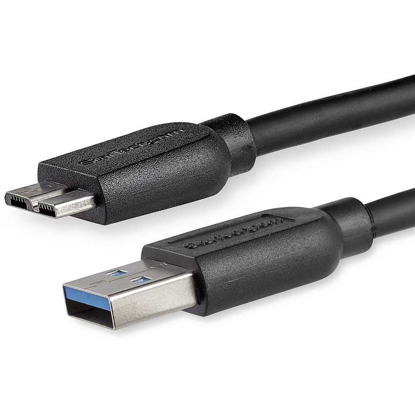 StarTech 2m 6ft Slim Usb 3.0 Micro B Cable (USB3AUB2MS)