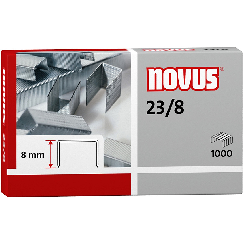 Novus 23/8 Super Heavy Duty Staples (0420040)
