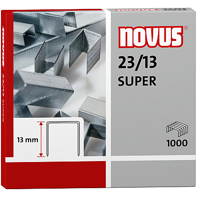 Novus 23/13 Super Heavy Duty Staples (0420533)