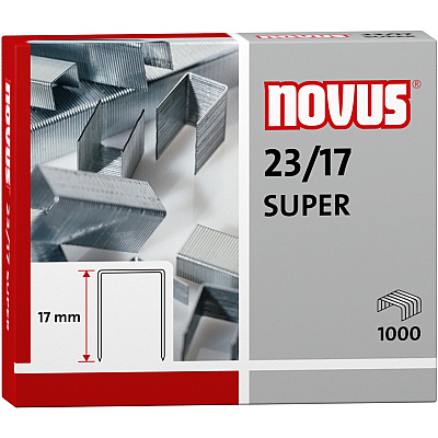 Novus 23/17 Super Heavy Duty Staples (0420045)
