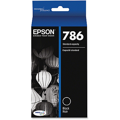 Epson DURABrite Ultra 786 Original Standard Yield Inkjet Ink Cartridge - Black - 1 Each (EPST786120S)