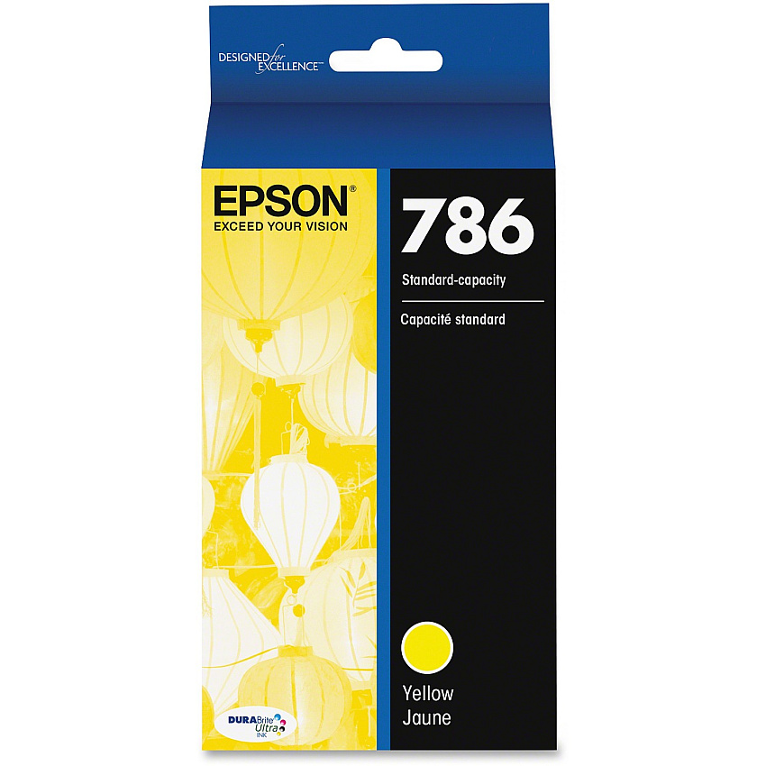 Epson DURABrite Ultra 786 Original Inkjet Ink Cartridge - Yellow - 1 Each (EPST786420S)