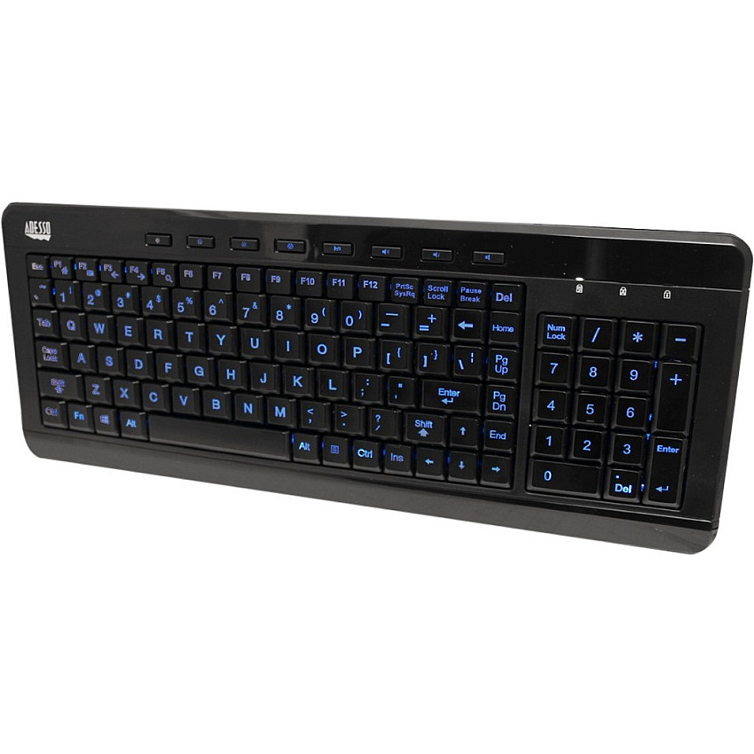 Adesso Slimtouch 3 Colors Illuminated Backlit (AKB120EB)