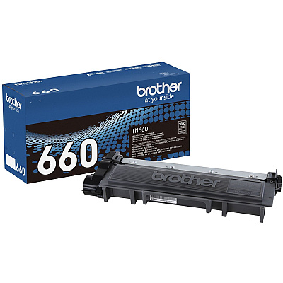 Brother Genuine TN660 High Yield Black Toner Cartridge