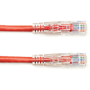 Black Box Cat5e 350-mhz Locking Snagless Stranded Ethernet Patch Cable - Unshielded (utp), Cm Pvc (rj45 M/m), Red, 4-ft. (1.2-m) (C5EPC70RD04)
