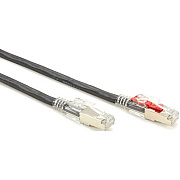 Black Box Cat5e 100-mhz Locking Snagless Stranded Ethernet Patch Cable-shielded(f/utp), Cm Pvc (rj45 M/m), Black, 20-ft. (6.0-m) (C5EPC70SBK20)