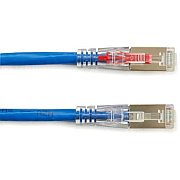 Black Box Cat5e 100-mhz Locking Snagless Stranded Ethernet Patch Cable-shielded (f/utp), Cm Pvc (rj45 M/m), Blue, 20-ft. (6.0-m) (C5EPC70SBL20)