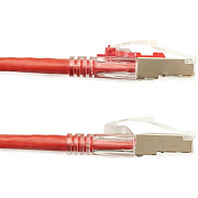 Black Box Cat5e 100-mhz Locking Snagless Stranded Ethernet Patch Cable - Shielded (f/utp), Cm Pvc (rj45 M/m), Red, 2-ft. (0.6-m) (C5EPC70SRD02)