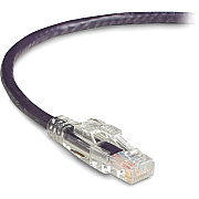 Black Box Cat5e 350-mhz Locking Snagless Stranded Ethernet Patch Cable-unshielded(utp), Cm Pvc (rj45 M/m), Purple, 10-ft.(3.0-m) (C5EPC70VT10)