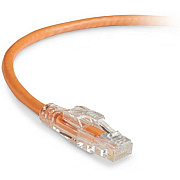 Black Box Cat6 550-mhz Locking Snagless Stranded Ethernet Patch Cable-unshielded (utp), Cm Pvc (rj45 M/m), Orange, 3-ft. (0.9-m) (C6PC70OR03)