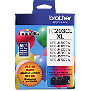 Brother Genuine Innobella LC2033PKS High Yield Ink Cartridges