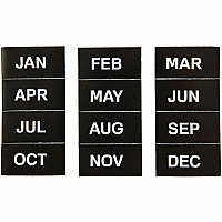 MasterVision Magnetic Monthly Calendar Characters (BVCFM1108)
