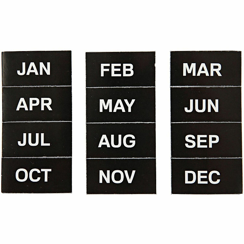 MasterVision Magnetic Monthly Calendar Characters (BVCFM1108)