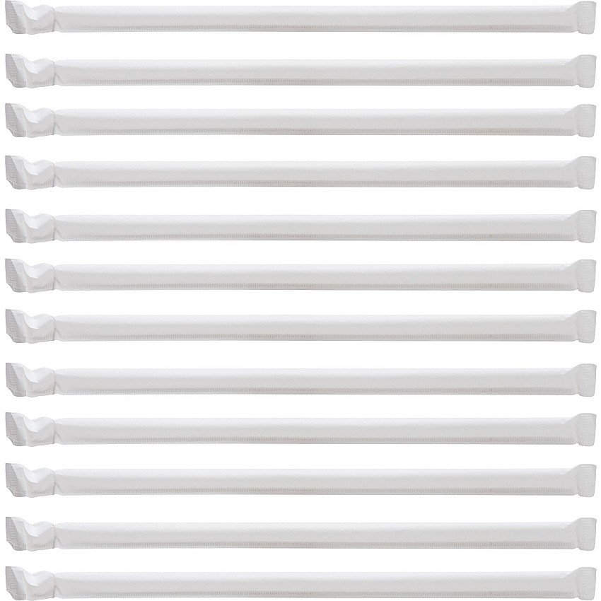 Genuine Joe Jumbo Translucent Straight Straws (GJO58925CT)