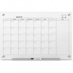 Quartet Infinity Glass Dry-Erase Calendar Board (GC3624F)