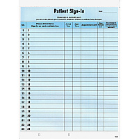 Tabbies Patient Sign-In Label Forms (TAB14531)