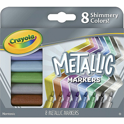 Crayola 8-color Metallic Markers (CYO588628)