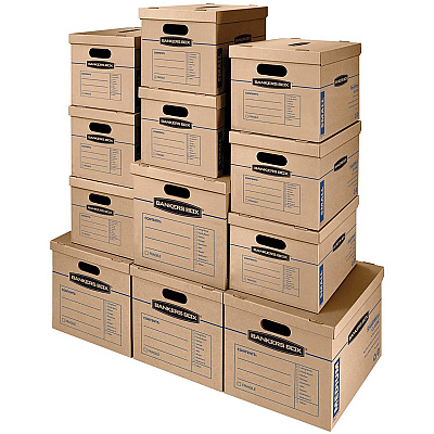 Fellowes SmoothMove Classic Kit, Small/Medium Boxes (FEL7716401)