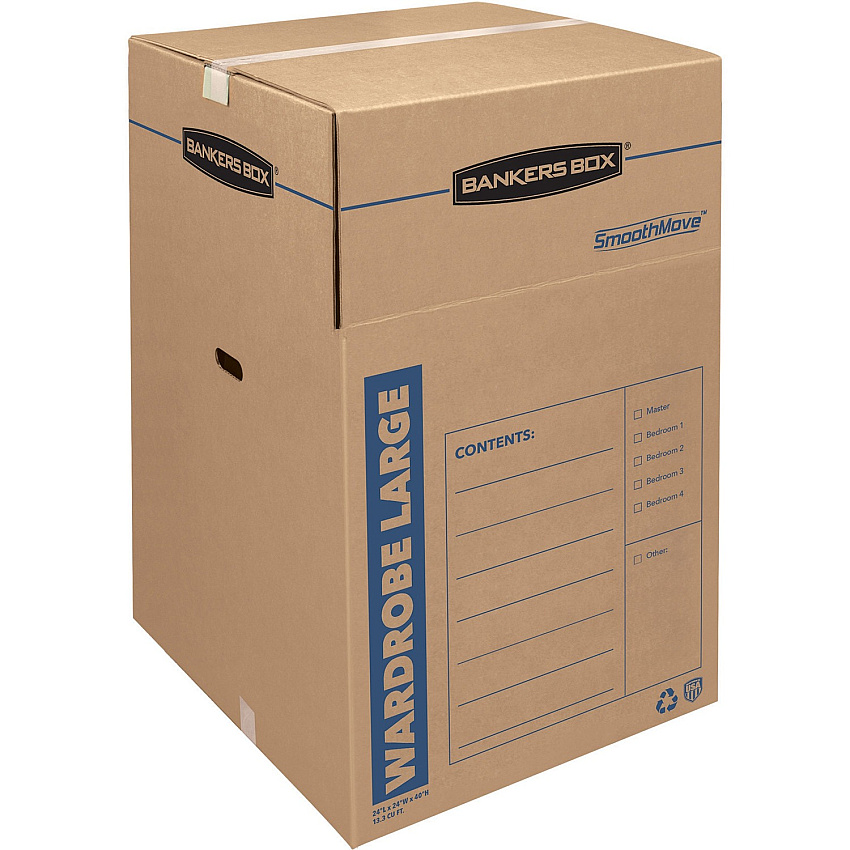 Fellowes SmoothMove Wardrobe Box, Large (FEL7711001)