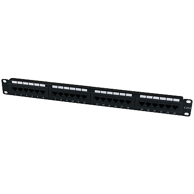 StarTech 24 Port 1u Rackmount Cat6 Patch Panel (C6PANEL24)