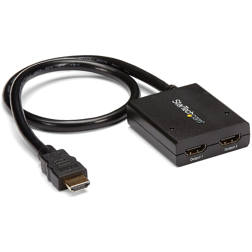 StarTech 4k Hdmi 2-port Video Splitter - 4k 30hz (ST122HD4KU)