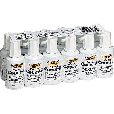 BIC Cover-it Correction Fluid (BICWOC12WEDZ)