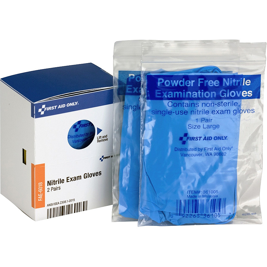 First Aid Only SmartCompliance Refill Nitrile Gloves (FAOFAE6018)