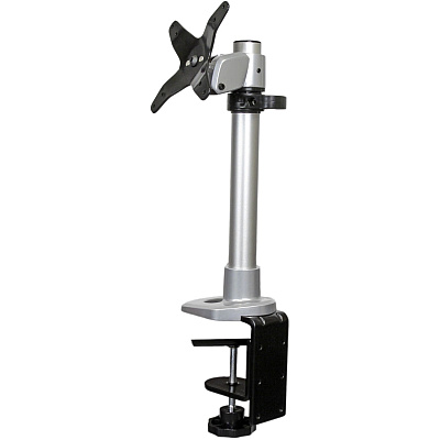 StarTech Single Monitor Desk Mount - Height Adjustable Monitor Arm - Up To 34in (30.9lb/14kg) Vesa Mount Monitors Steel Desk Clamp Grommet Monitor Mount (ARMPIVOT)
