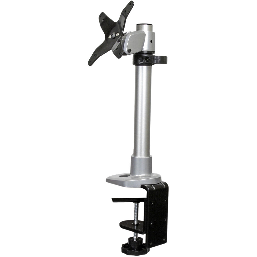 StarTech Single Monitor Desk Mount - Height Adjustable Monitor Arm - Up To 34in (30.9lb/14kg) Vesa Mount Monitors Steel Desk Clamp Grommet Monitor Mount (ARMPIVOT)