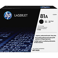 HP 81A (HEWCF281A) Original Laser Toner Cartridge - Single Pack - Black - 1 Each