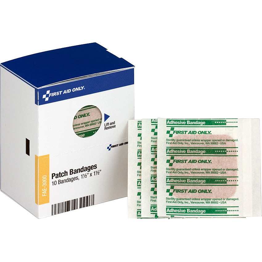 First Aid Only Patch Bandages (FAOFAE3000)