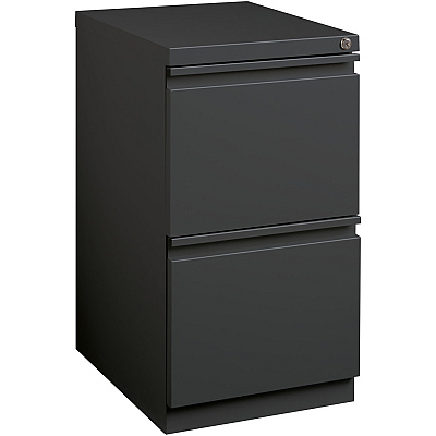 Lorell 20" File/File Mobile File Cabinet with Full-Width Pull (LLR66910)