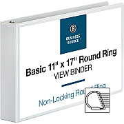 Business Source Tabloid-size Round Ring Reference Binder (BSN45101)