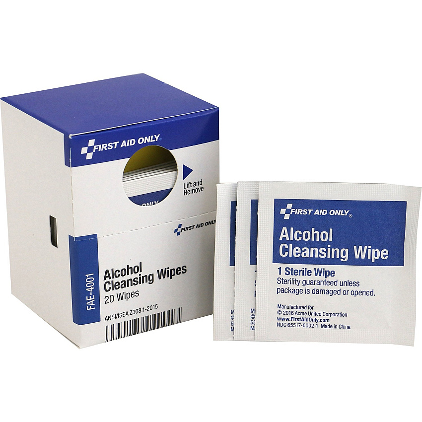 First Aid Only Alcohol Cleansing Pads (FAOFAE4001)