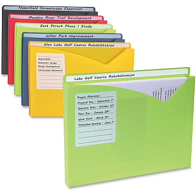 C-Line Write-On Poly File Jackets (CLI63060)