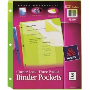 Avery Corner Lock Binder Pockets (75310)